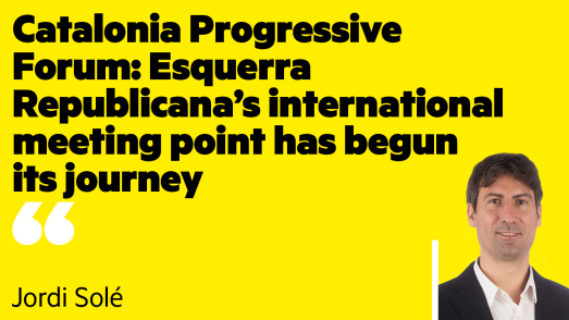 Catalonia Progressive Forum: Esquerra Republicana’s international meeting point has begun its journey